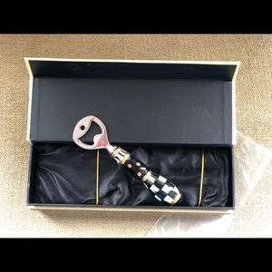 Mackenzie Childs Bottle Opener Courtly Check